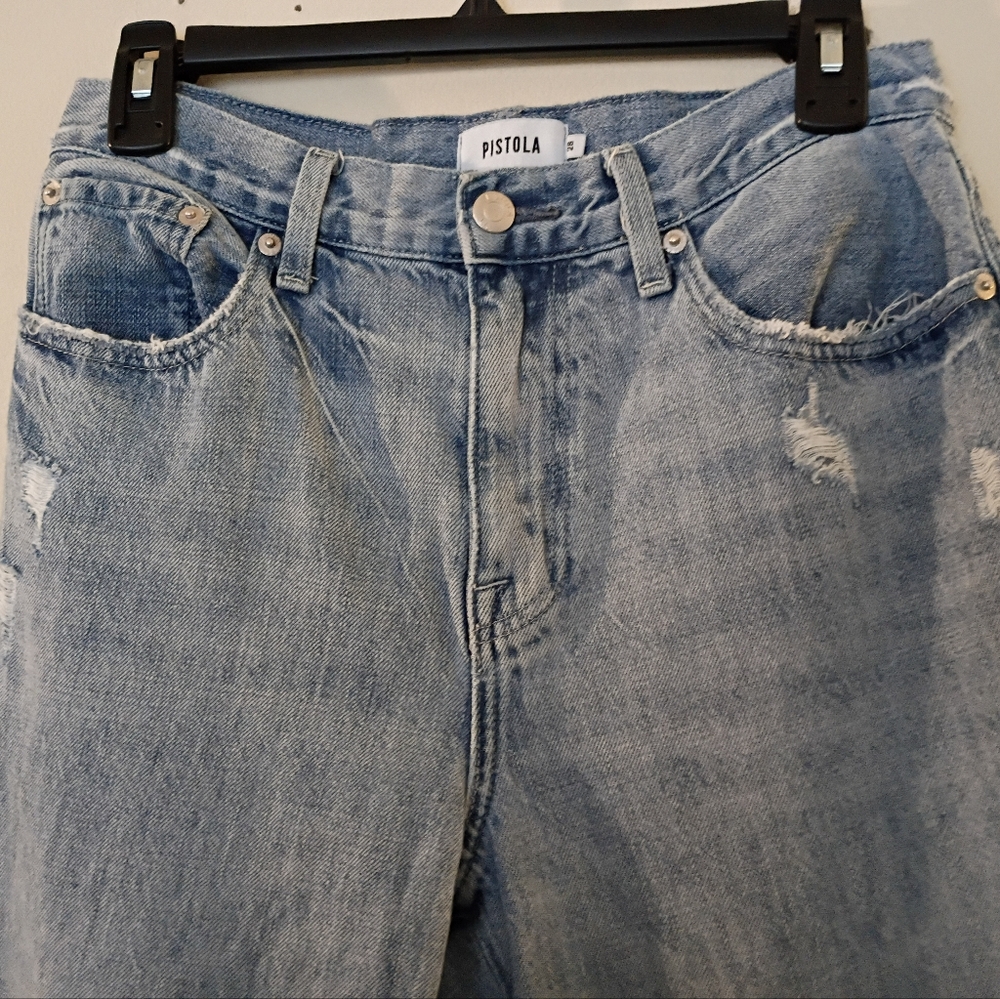 PISTOLA Presley High Rise Relaxed Roller in Gifted Size 28 - Picture 4 of 8